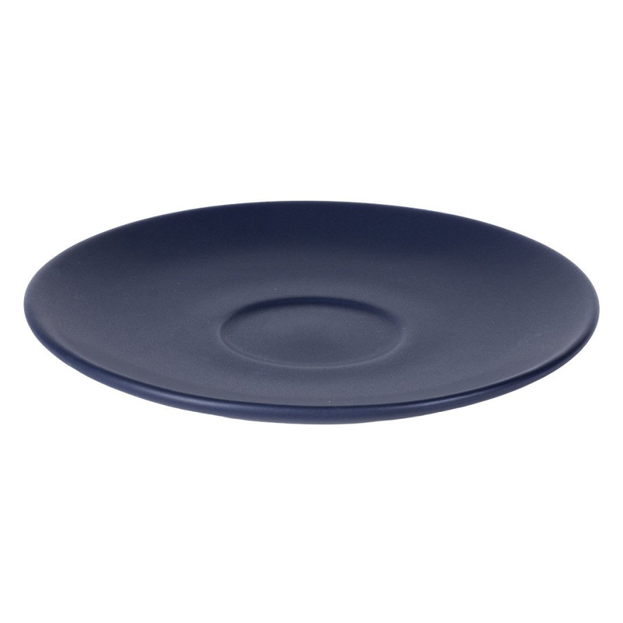 TOTEM MINI, set of two stoneware espresso cups and saucers, 2 x 85 ml, blue