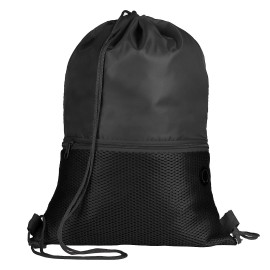 CITY NET, drawstring bag, black