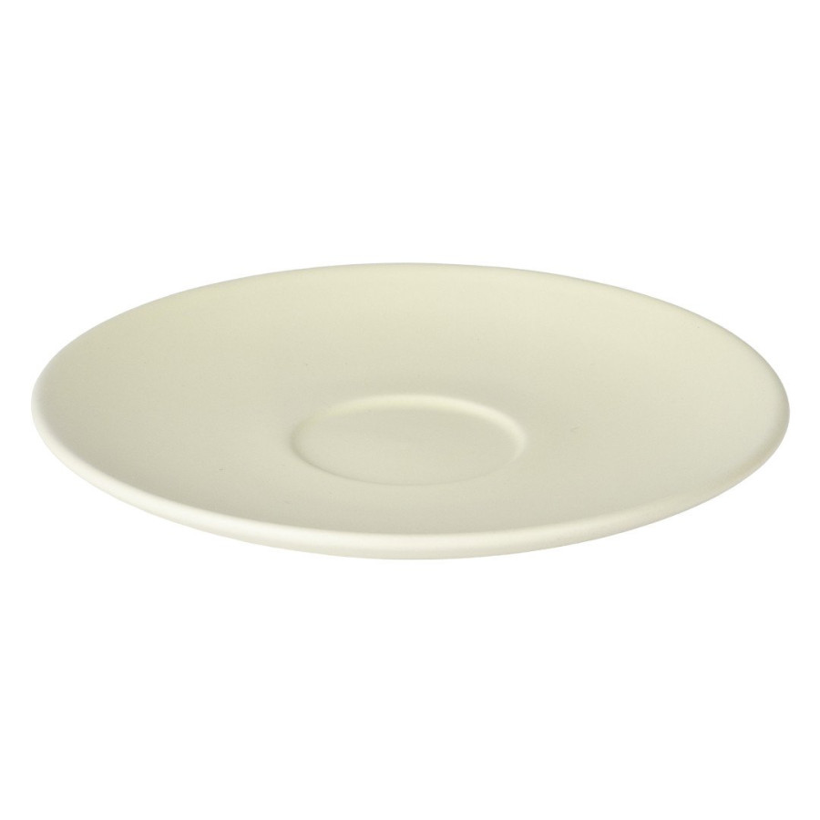 TOTEM MINI, set of two stoneware espresso cups and saucers, 2 x 85 ml, beige