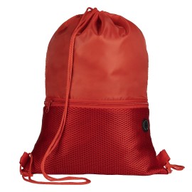 CITY NET, drawstring bag, red