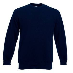 Fruit of the Loom, Classic Set-in Sweat, Men's Sweatshirt, Dark Dark, 2XL