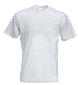 Fruit of the Loom, Super Premium, Men's Short Sleeve Cotton T-shirt, Melamine, S