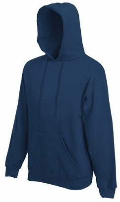 Fruit of the Loom, Classic Hooded Sweat, klasični muški duks sa kapuljačom, teget, M