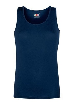 Fruit of the Loom, Ladies Performance Vest, sportska atlet majica za žene, tamno teget,2XL