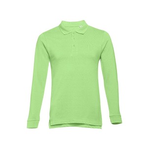 THC BERN. Men's long sleeve polo shirt
