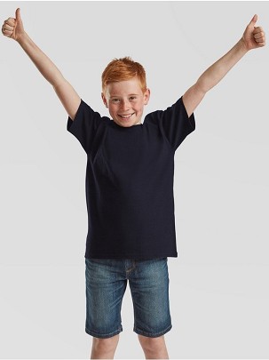 Fruit of the loom, KIDS ICONIC 195 T pamučna majca tamno teget 104 (3-4 godina)