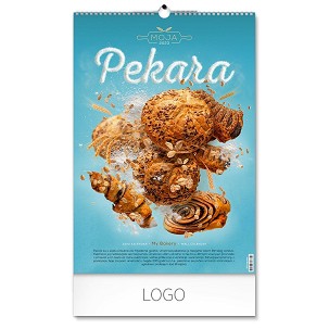 MOJA PEKARA, wall perfo max calendar, 7 pages, b3 format