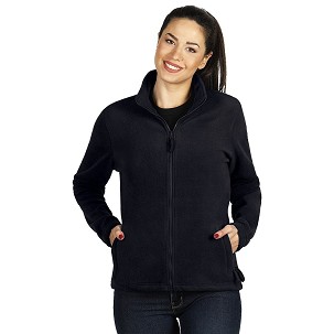 POLARIS LADY, women's polar fleece jacket/sweatshirt, blue