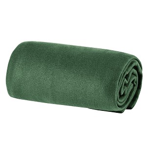 BLANKET FLAT, ćebence od brušenog polara, 180 g/m2, tamno zeleno