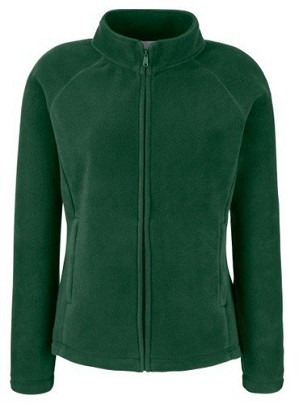 Fruit of the Loom, Ladies Full Zip Fleece, šumsko zelena, ženski flis flis duks, M