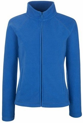 Fruit of the Loom, Ladies Full Zip Fleece,  royal plava, ženski flis flis duks, XL