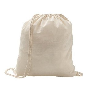 HANOVER. 100% cotton drawstring bag