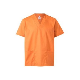VL ILLAPA. Tunika od kepera (190g/m²) sa kratkim rukavima, od poliestera (65%) i pamuka (35%)