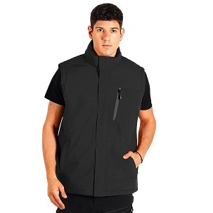 KOBALT VEST, workwear bodywarmer, dark gray