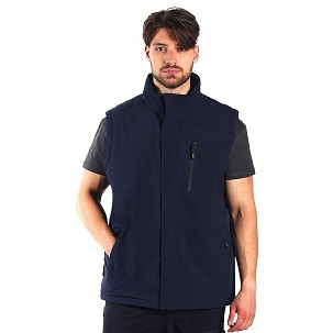 KOBALT VEST, workwear bodywarmer, blue