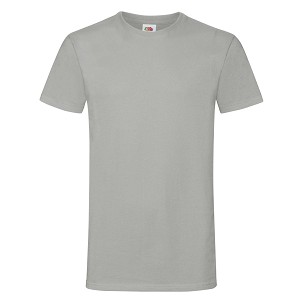 Fruit of the Loom, Sofspun, men's T-shirt, zinc, S