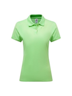 Fruit of the Loom, Ladies Premium Polo, ženska premium polo majica, neon mint , S