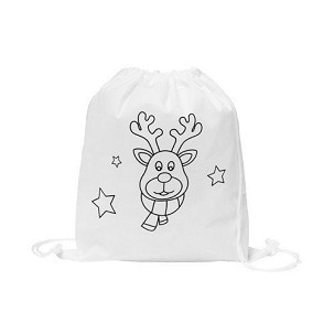 GLENCOE. Children's colouring drawstring bag