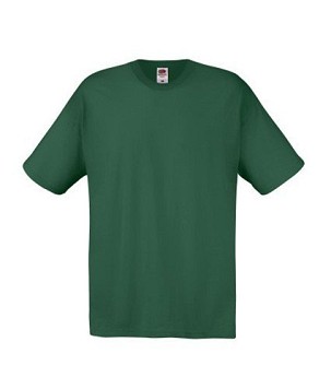Fruit of the Loom, Original T, Men's Cotton T-shirt, Forest Green, L