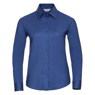 RUSSELL EASY CARE OXFORD Women's Long Sleeve Shirt