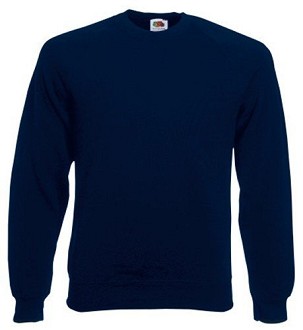 Fruit of the Loom, Classic Raglan Sweat, Classic Men's Sweatshirt, Dark Weight, L