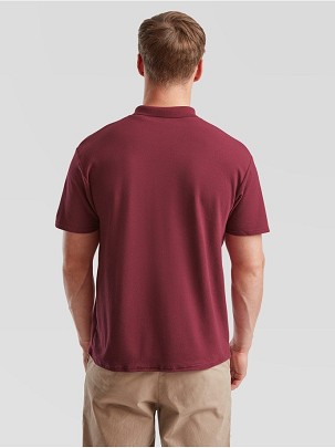 Fruit of the Loom, Original Polo, Polo majca za muškarce, bordo S