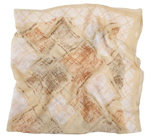 Detty ženska marama, 90×90, braon