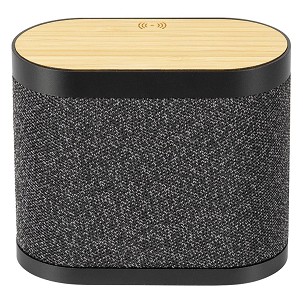 BAND, wireless speaker 5w and wireless charger 15w, black