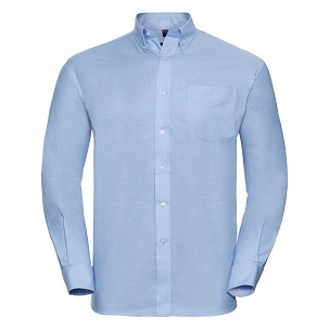 RUSSELL EASY CARE OXFORD men's LS ECare Oxfrd shirt, long sleeve shirt