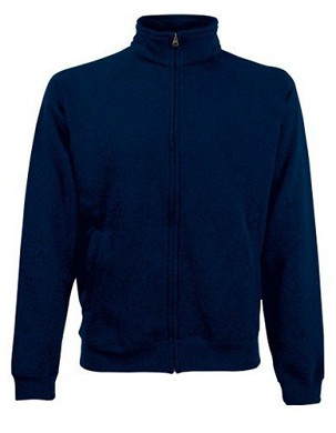 Fruit of the Loom, Premium Sweat Jacket, Premium Men's Sweat Jacket, Dark Weight, 2XL