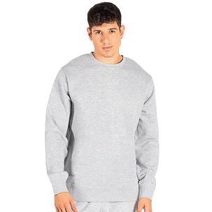 TERRY MEN, dukserica sa okruglim izrezom, 280 g/m2, pepeljasta