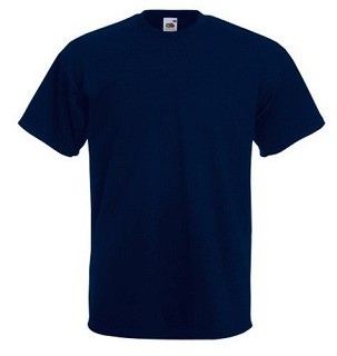 Fruit of the Loom, Super Premium, muška pamučna majica kratkih rukava, tamno teget, 3XL
