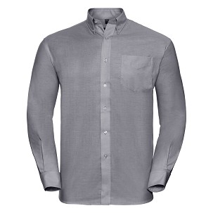 RUSSELL EASY CARE OXFORD men's LS ECare Oxfrd shirt, long sleeve shirt
