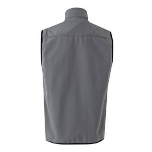 VL VARUNA. Soft shell prsluk (280g/m²), sa polarnom postavom, od poliestera (94%) i elastina (6%)