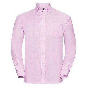 RUSSELL EASY CARE OXFORD men's LS ECare Oxfrd shirt, long sleeve shirt