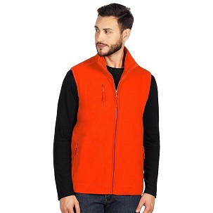 POLARIS VEST, prsluk od brušenog flisa, narandžasti