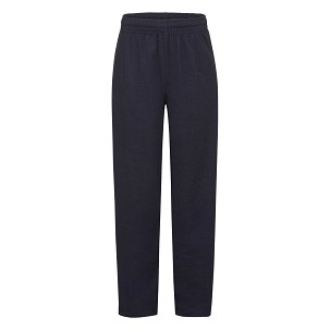 Kids Fruit Of The Loom Lightweight Open Hem Jog Pants, Slim Tracksuit, s