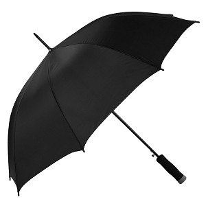 ROSSI, umbrella with carmatic opening, black