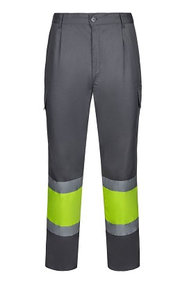 VL ARTEMIS. Two-tone trousers, in twill (190g/m²), cotton (20%) and polyester (80%)