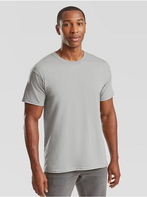 Fruit of the Loom, Iconic Ringspun Premium T, men's T-shirt, zinc, M
