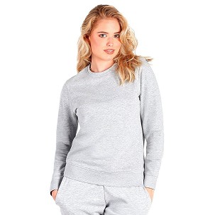 TERRY LADY, dukserica sa okruglim izrezom, 280 g/m2, pepeljasta