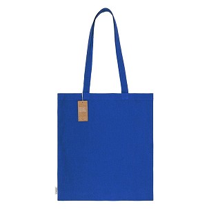 NATURELLA RECYCLE 120, recycled cotton bag, 120 g/m2, royal blue