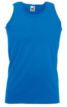 Fruit of the Loom, Valueweight Athletic West, Men's Cotton T-shirt, Royal Blue, S