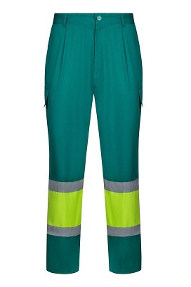 VL ARTEMIS. Two-tone trousers, in twill (190g/m²), cotton (20%) and polyester (80%)