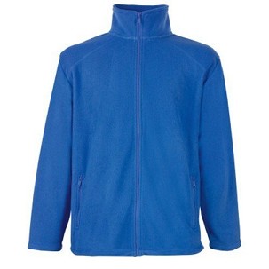 Fruit of the Loom, Full Zip Fleece, Men's Polar Fleece, Royal Blue, XL