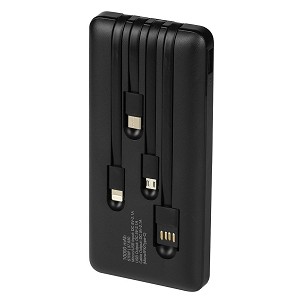 STRIP, pomoćna baterija za mobilne uređaje, 10000 mah, crna