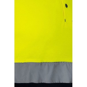 Velilla PLUTO. Piqué dvobojna polo majica (150g/m²) sa dugim rukavima, od pamuka (55%) i poliestera (45%)