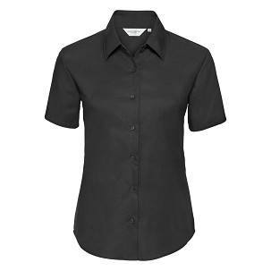 RUSSELL EASY CARE OXFORD Women's Short Sleeve Shirt