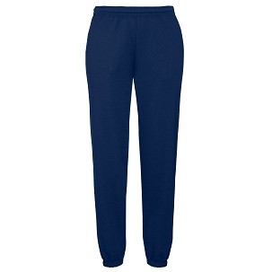 Fruit Of The Loom, Classic Elasticated Cuff Jog Pants, trenerka sa ranflom na nogavicama,  teget,S