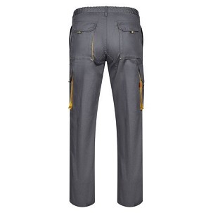 VL HYPNOS. Dvobojne pantalone od kepera sa više džepova (200g/m²), od pamuka (35%) i poliestera (65%)
